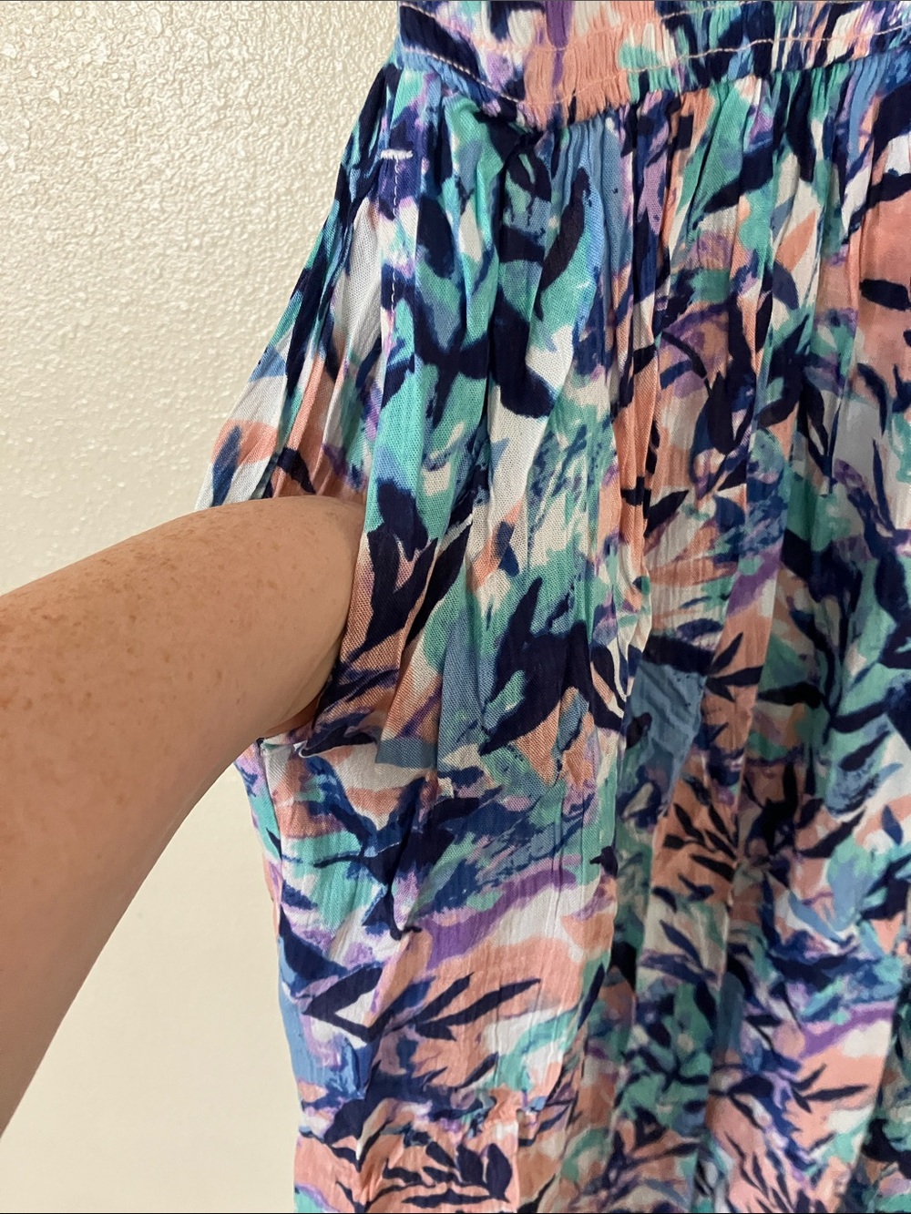 National Smocked Summer Dress, 1X - Picture 5 of 8